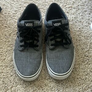 Men’s Gray Vans Shoes size 13
